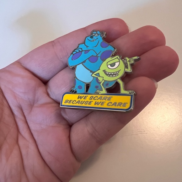 Disney Pin - We Scare Because We Care Monsters Inc 2014 Disney Pin - Picture 2 of 5